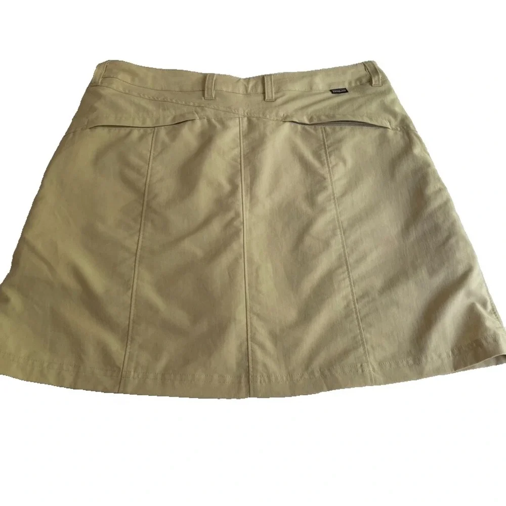 Women's‎ Beige Size 10 Patagonia Inter-Continental Hideaway Hiking Skort Skirt